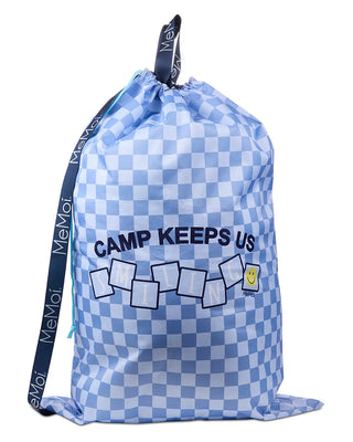 Memoi Camp Smile Laundry Bag Blue