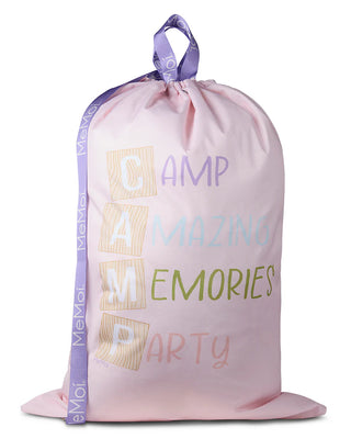Memoi Camp Party Laundry Bag Peach
