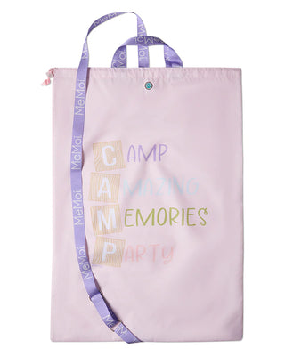 Memoi Camp Party Laundry Bag Peach