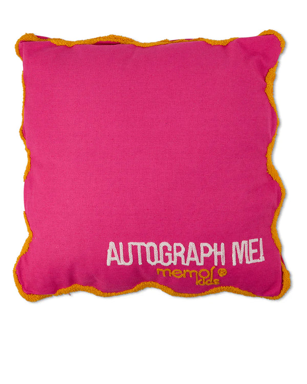 MeMoi Camp Tastic Autograph Pillow Hot Pink