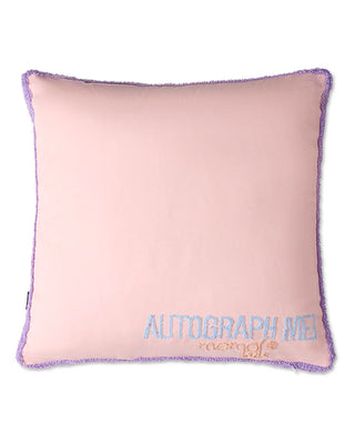 MeMoi Camp Party Autograph Pillow Peach