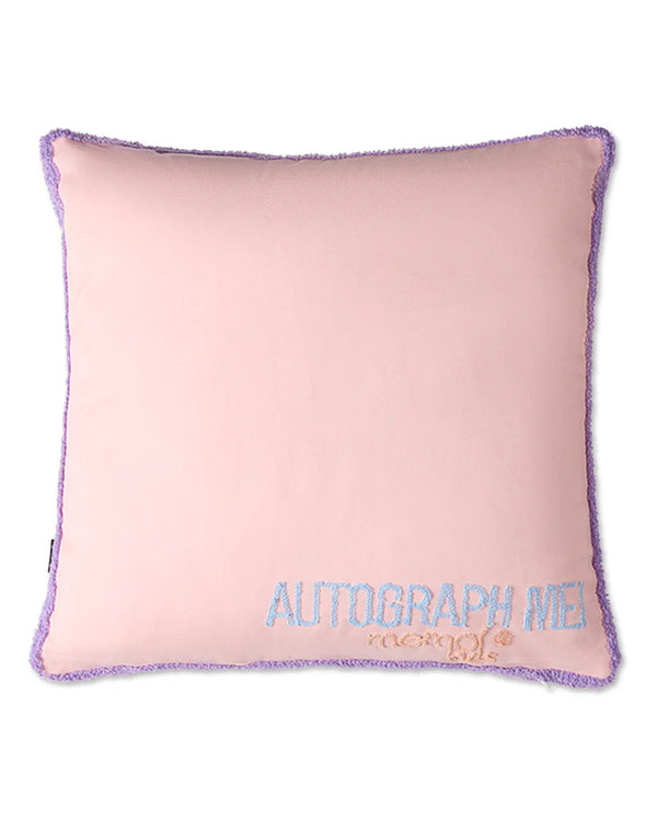 MeMoi Camp Party Autograph Pillow Peach