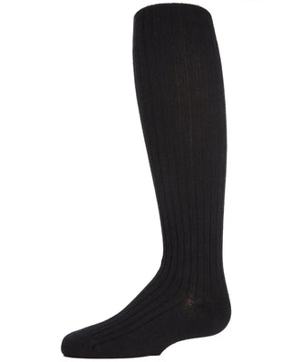 MeMoi Girls Ribbed Cotton Tights