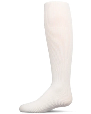 Buy winter-white MeMoi Girls Ribbed Supreme Cotton Non Pilling Tights
