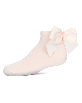 Buy pink MeMoi Bow Back Anklet Socks