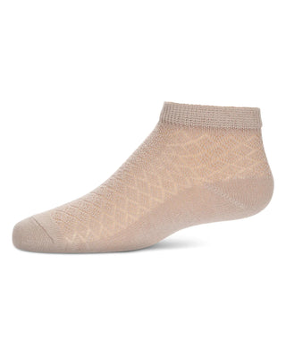 MeMoi Diamond Sheer Anklet Socks
