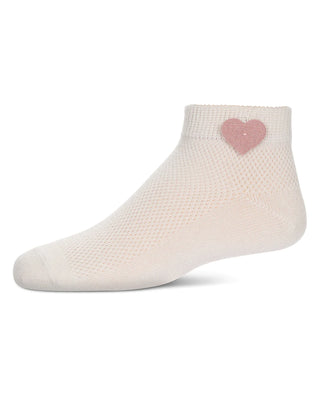 Buy pink MeMoi Welt Applique Anklet Socks