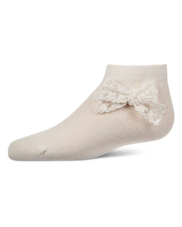 MeMoi Baby Lace Bow Anklet