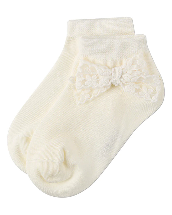MeMoi Baby Lace Bow Anklet