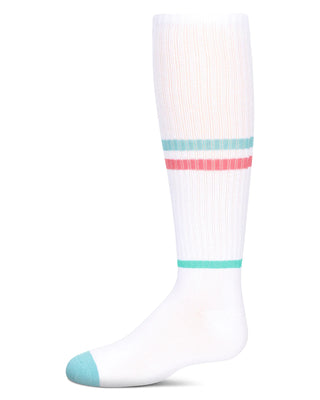 MeMoi Multi Colored Stripe Knee High