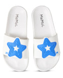 Memoi 3D Star Slide White-Blue