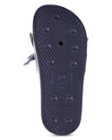 Memoi Ruffle Stripe Slide