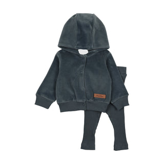 Mon Tresor Baby MT Hoodie Ensemble Midnight Blue