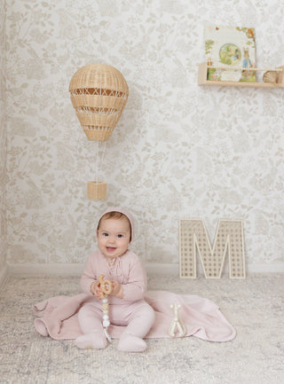 Mon Tresor Baby Mock-Cardigan Layette Set Light Rose