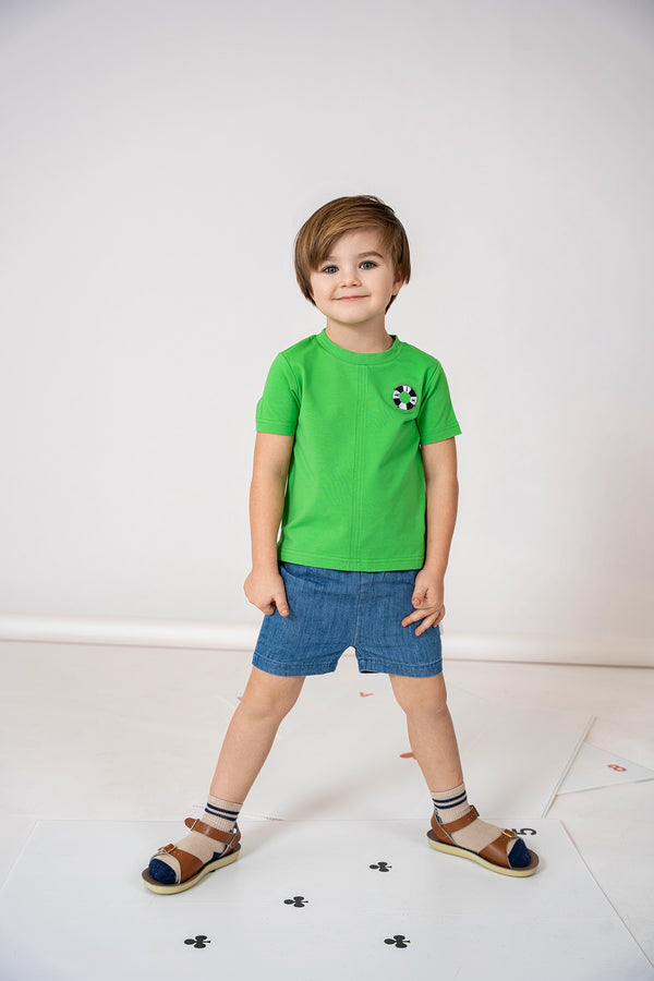 Kix Boys Tube Logo T-shirt Green
