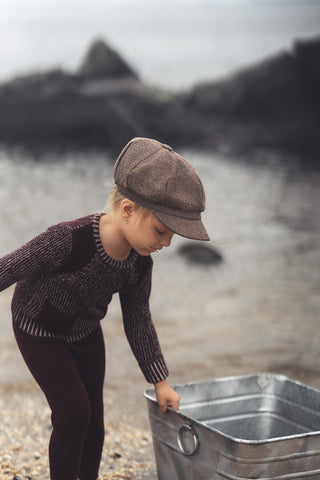 Blumint Boys Detail Knit Sweater Burgundy