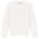 Blumint Boys Crochet Pocket Sweater Cream