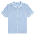 Pompomme Boys Pintuck Shirt Blue