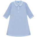 Pompomme Girls Pintuck Dress Blue