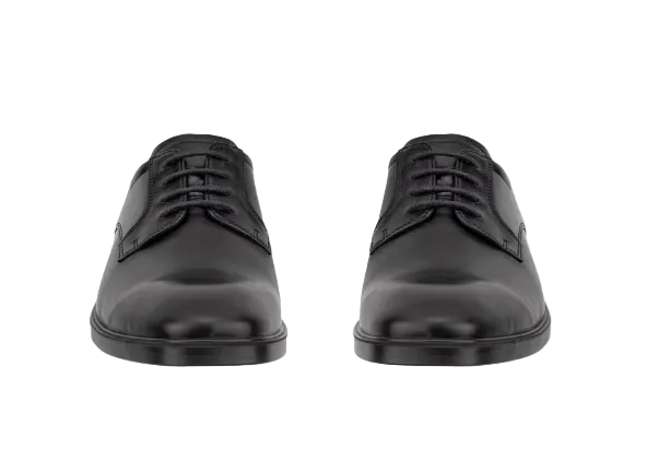 ECCO Metroplole Plain Mens Black Shoe