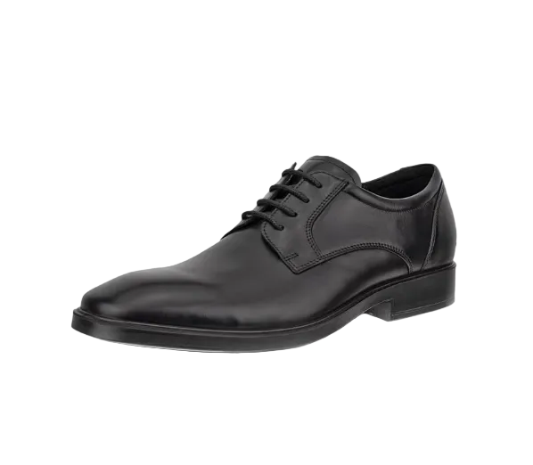ECCO Metroplole Plain Mens Black Shoe