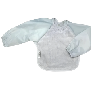 Buy silver Silly Billyz Long Sleeve Bib