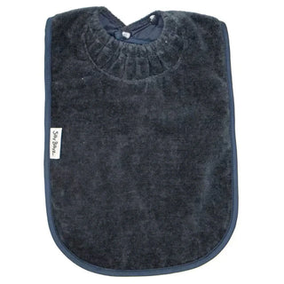 Buy navy Silly Billyz Velour Towel XL Bib