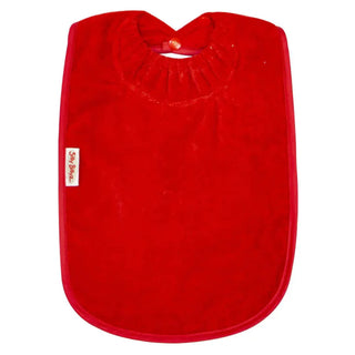Buy red Silly Billyz Velour Towel XL Bib