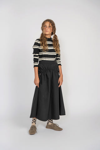 Kix Teens Drawstring Skirt Black