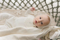 Mon Tresor Baby V-Knit Henley Layette Set Ivory Size: 6M