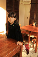 Dinky Girls Velvet Dress Black