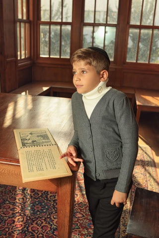 Dinky Boys Sweater With Two Pockets Grey