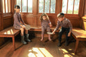 Dinky Girls Mock Neck Dress With 2 Pockets Mauve