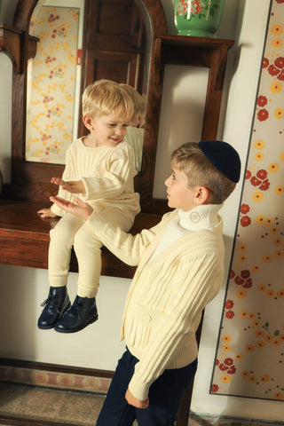 Dinky Boys Top With Two Pockets Cream