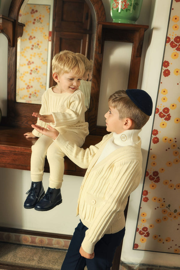 Dinky Boys Top With Two Pockets Cream