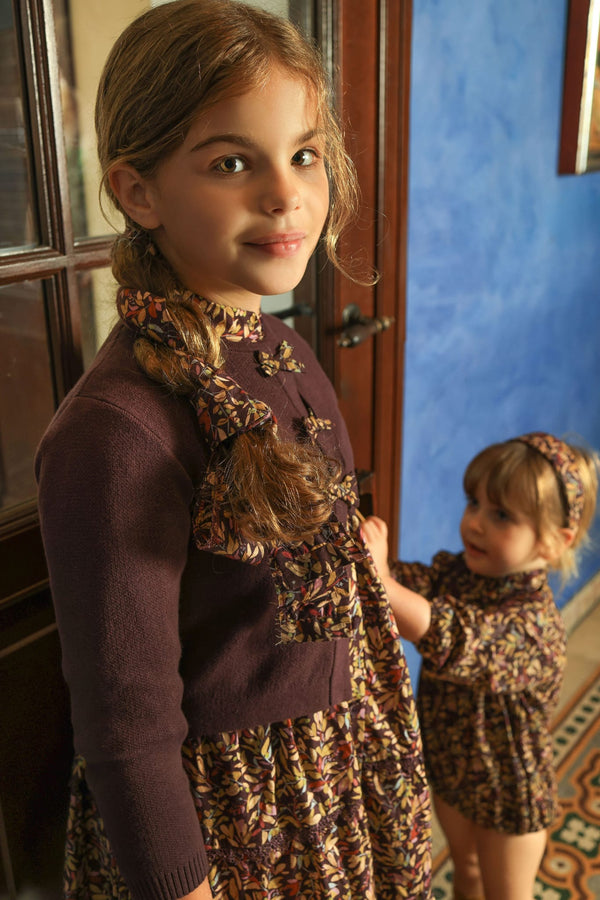 Dinky Girls Flowered Dress Multi