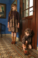 Dinky Baby Long Sleeve Flowered Romper Multi