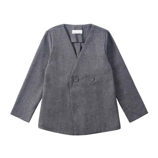 Dinky Boys Blazer With Two Buttons Grey