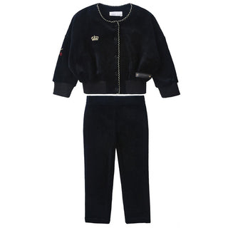 Dinky Baby Velvet 2Pc Black