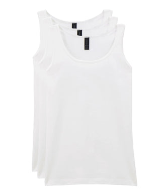 Gildan Mens Sleeveless Undershirt Round Neck Pack of 3