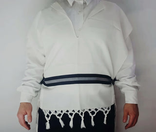 Klilas Yoifi Wool Tzitzis Shabbos With Double Fringes