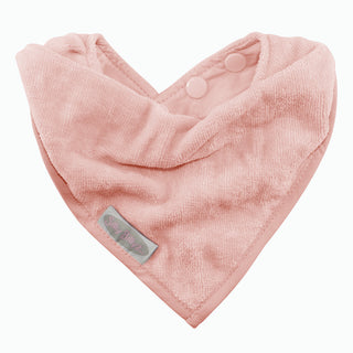 Buy dusty-pink Silly Billyz Velour Bandana Bib