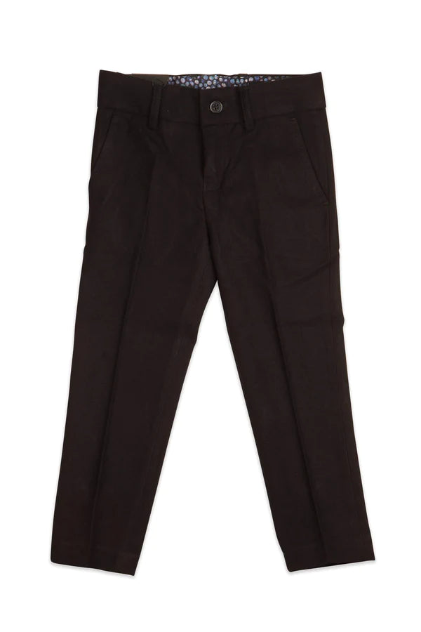 Armando Martillo Elegant Wool-Feel Slim Fit Boys Pants, Sizes 12m - 7