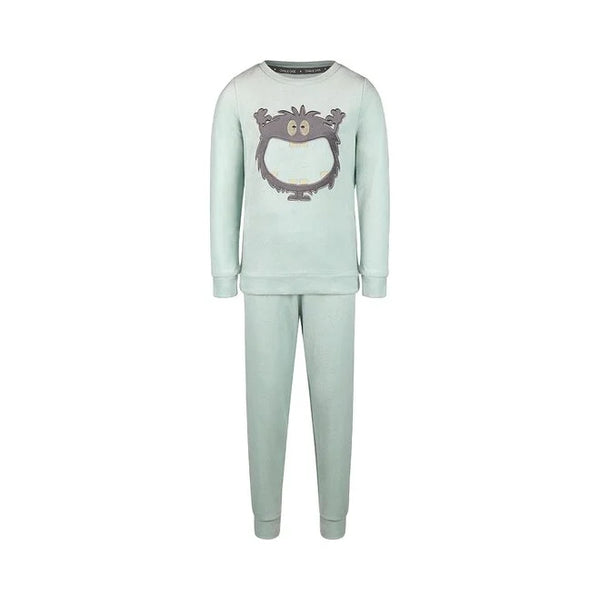 Charlie Choe Boys Velour PJ Light Aqua