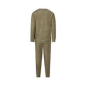 Charlie Choe Boys Velour PJ Faded Green