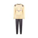 Charlie Choe Girls Velour Pj Beige