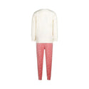 Charlie Choe Girls Velour Rain PJ Off White/Pink