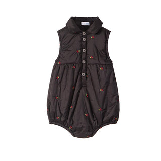 Banim Baby Cherry Romper Black