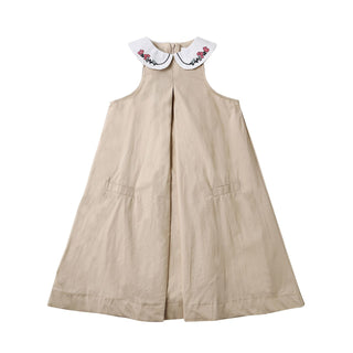 Dinky Girls Dollis Sleeveless Dress Beige