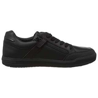 Geox Arzach Boys Black Clean Lace-Up Shoe